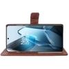 Casotec Flip Cover Back Case for OnePlus 13 5G | Premium Leather Finish | Inbuilt Pockets & Stand | Flip Cover Back Case for OnePlus 13 5G (Brown)
