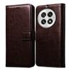 Casotec Flip Cover Back Case for OnePlus 13 5G | Premium Leather Finish | Inbuilt Pockets & Stand | Flip Cover Back Case for OnePlus 13 5G (Coffee)