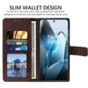 Casotec Flip Cover Back Case for OnePlus 13 5G | Premium Leather Finish | Inbuilt Pockets & Stand | Flip Cover Back Case for OnePlus 13 5G (Coffee)