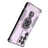 Casotec Armor Case for Samsung S25 Ultra 5G Defender Case | Rotating Ring Holder & Kickstand in-Built | Military Grade Armor | 360 Degree Protection Back Cover for Samsung Galaxy S25 Ultra 5G (Purple)