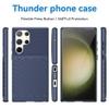 Casotec Shockproof Back Cover Case for Samsung Galaxy S23 Ultra 5G | 360 Degree Protection | Protective Design | Anti-Scratch Tough Slim TPU Case for Samsung Galaxy S23 Ultra 5G (Blue)