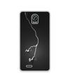 Casotec Music Design Printed Silicon Soft TPU Back Case Cover for Intex Aqua Life 2