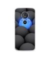 Casotec Balls Dark Neon Sight Surface Design Printed Silicon Soft TPU Back Case Cover for Motorola Moto G6 Play / Motorola Moto E5