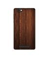 Casotec Wooden Texture Design Printed Silicon Soft TPU Back Case Cover for XOLO Era 4G