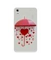 Casotec Love Heart Design Printed Silicon Soft TPU Back Case Cover for Lenovo K3 Note / A7000