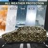 Mockhe Tata Indica Car Cover with Mirror Pocket and Soft Cotton Lining,Waterproof Tata Indica Car Body Cover, Army Print