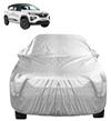 MOCKHE Waterproof Car Cover Compatible with Renault KWID with with Mirror Pocket, Soft Cotton Lining, Waterproof KWID Car Cover- Metallic Silver