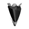 Mockhe Bike Body Cover for TVS Radeon , Dustproof UV Protection water resistant Custom Fit Cover-(Black-Silver )