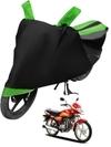 Mockhe Bike Cover for Hero HF Deluxe , Dustproof UV Protection water resistant Custom Fit Cover-(Black-Green )