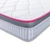 NestiN Grey Pocket Spring Orthopedic Mattress with Memory Foam for Comfort Sleep and Back Support Single Size-6x42x75 Inches