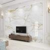 ONE2ONE ENTERPRISES  Polyvinyl PVC High Gloss Marble Self Adhesive Wallpaper for AlmirahFridgeFloorWallTableCupboard Decorative Furniture Interior - White and Gold, 2 x 10 Feet