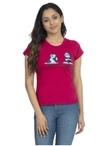 IndiWeaves Womens Cotton Printed Half Sleeves T-Shirts (Pack of 9) Multicolor