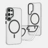Luxmo Case Hybrid For Samsung Galaxy S25 Ultra Transparent Clear Case Cover (6.9-Inch Black) Mag-Safe Supports Compatible  Military-Grade Drop Protection  Matte Finish Stylish Slim Hard Skin Lightweight Design
