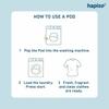Hapiso Fragrance Free Laundry Pods (Pack of 1) - 15 Pods