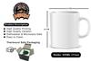 Whats Your Kick Gardening Theme Everone Come In Calm Printed Light Green Ceramic Coffee and Tea Mug 325 ml