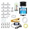 AMPEREUS FOgger Kit for Dairy Farm and Home Fogging Machine for Cooling with 10 Nozzles 100 GPD Pump, 15 Meter Pipe, UV Membrane, and Pipe Cutter (Nozzle Distance 1.4)