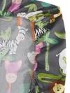 Klotthe Multicolor Cartoon Characters 300 TC Cotton Blend Fitted Double Bedsheet Set in Book Fold Packing