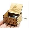 EITHEO Wooden Uniq Carved Hand Crank Happy-Birthday-Multi Theme Music Box