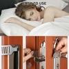 WRUNJI Portable Door Lock Travel Safety Door Lock Security Lock for Home Hotel Apartment and Office Use