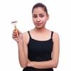 soulvinee GoodsHealthShop Kansa, Bronze Roller for Face-Natural Handmade-Crafted Facial Massager Skin Tool for Anti Aging Skincare (With SS Handle)