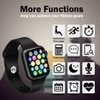 PunnkFunnk T55 Unique Smartwatch with 1.85" HD Display BT Calling ,100+ Sports Modes, Heart Rate Monitoring, SpO2, AI Voice Assistant, IP68 Waterproof - Black