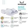 Bersache Extra Soft  Regular wear with Flexibility Sandal for Men's & Boy's White (6173)