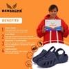 Bersache Extra Soft  Regular wear with Flexibility Sandal for Men's & Boy's Blue (6008)