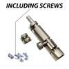 Rawk 6 Inch Door Bolt Lock Door Latch Aluminium Tower Bolt Door chitkani Door Bolt Door Latches for Home and Office with Mounting Screws (6-Inch Pack of 6)