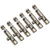 Rawk 6 Inch Door Bolt Lock Door Latch Aluminium Tower Bolt Door chitkani Door Bolt Door Latches for Home and Office with Mounting Screws (6-Inch Pack of 6)