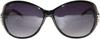 PIRASO UV Protection Oval Full-frame Black Sunglasses (Women) - Medium