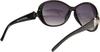 PIRASO UV Protection Oval Full-frame Black Sunglasses (Women) - Medium