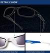 PIRASO Gradient Sports Full Frame Blue Sunglasses (Men) - M