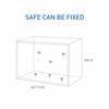 Ozone Safe Locker for Home | Safilo Bio Z+ 16 Litre | Ozone Digital Lock | Ozone Locker Safe For Home | Master & User PIN Code Access | Fingerprint Lock | Silver and Black
