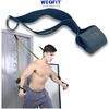 Werfit Navy Blue Nylon D Lock Door Anchor for Resistance Toning Tube and Fitness Bands Resistance Tube