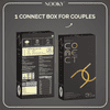 Nooky Connect Condom Kit (3-in-1) - Chocolate, Condoms & Mood Cards for couples