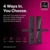 Toss Smart Door Lock | Fingerprint + PIN + App Unlock | Digital Keyless Lock for Main Door | WiFi Enabled | Auto Lock & Alarm Security | Free Installation
