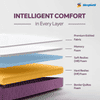 Sleepwell Ortho Mattress | High Density Resitec (HR) Foam | Medium Firm | Memory Foam | Breathable Fabric | Single Size Mattress | 78X42X5 | 10 Yrs Warranty