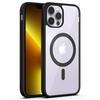 SYOTT Magnetic Clear Case for Apple iPhone 13 Pro Max| MagSafe Compatible Shockproof TPU Back Cover | Wireless Charging Support | Scratch & Drop Protection |Black Transparent