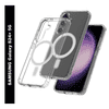 SYOTT Magnetic Clear Case for Samsung Galaxy S24 Plus 5G | MagSafe Compatible Transparent Shockproof TPU Back Cover | Wireless Charging Support | Scratch & Drop Protection | Transparent