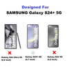 SYOTT Magnetic Clear Case for Samsung Galaxy S24 Plus 5G | MagSafe Compatible Transparent Shockproof TPU Back Cover | Wireless Charging Support | Scratch & Drop Protection | Transparent