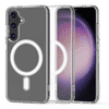 SYOTT Magnetic Clear Case for Samsung Galaxy S24 Plus 5G | MagSafe Compatible Transparent Shockproof TPU Back Cover | Wireless Charging Support | Scratch & Drop Protection | Transparent