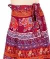 Rangun Maroon 100% Cotton Women Printed WrapAround(Skirts),WA_1078_Naptol_Maroon