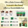 Ahuja Mart Premium Date Crown Khenaizi Dates 500g | 100% Natural UAE Khajoor | Rich in Fiber & Iron | No Added Sugar | Healthy Energy Snack