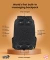 EUME Grey Nylon Laptop Backpack   29 Ltrs