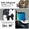 PHONE ANTICS 2D POLKA DOTS BOWS ARMOR CASE FOR IPHONE SHOCKPROOF SLIM FIT BACK COVER MATTE FINISH HARD SHELL DROP PROTECTION CASE FOR APPLE IPHONE 13 MINI
