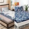 SAVORA LIFESTYLE Set of 2 Queen Size Cotton Bedsheet with 2 Pillow Covers 90x100 Inches Soft Breathable Printed Double Bed Sheet for Home Bedroom, Combo 05