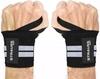 Strauss White and Black Cotton Weight-Lifting Wrist Wrap  (Pack of 2)