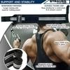 Strauss White and Black Cotton Weight-Lifting Wrist Wrap  (Pack of 2)