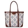 The Clownfish White Polyester Miranda Series 14 Inch Laptop Bag For Women