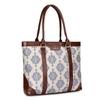 The Clownfish White Polyester Miranda Series 14 Inch Laptop Bag For Women